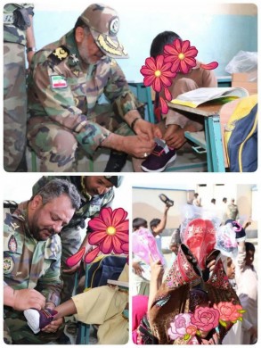 کار قشنگ در روزهای آخر امداد رسانی در سیستان و بلوچستان......